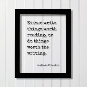 wall arts gift for aspiring writers 