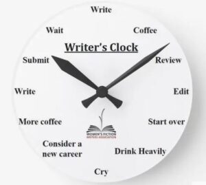 writers clock gift 