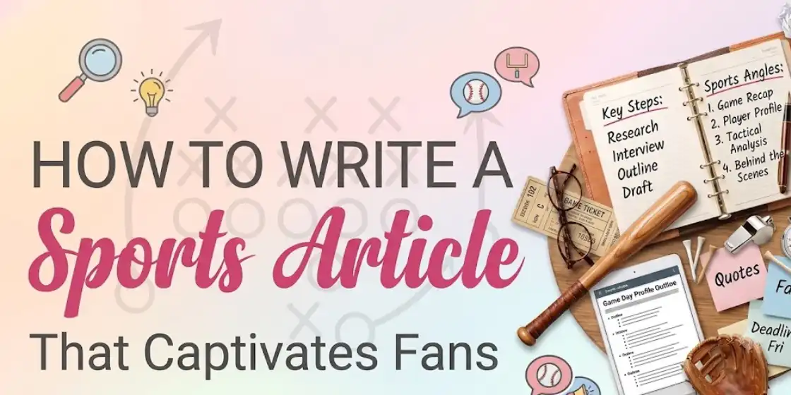 how to write a sports article