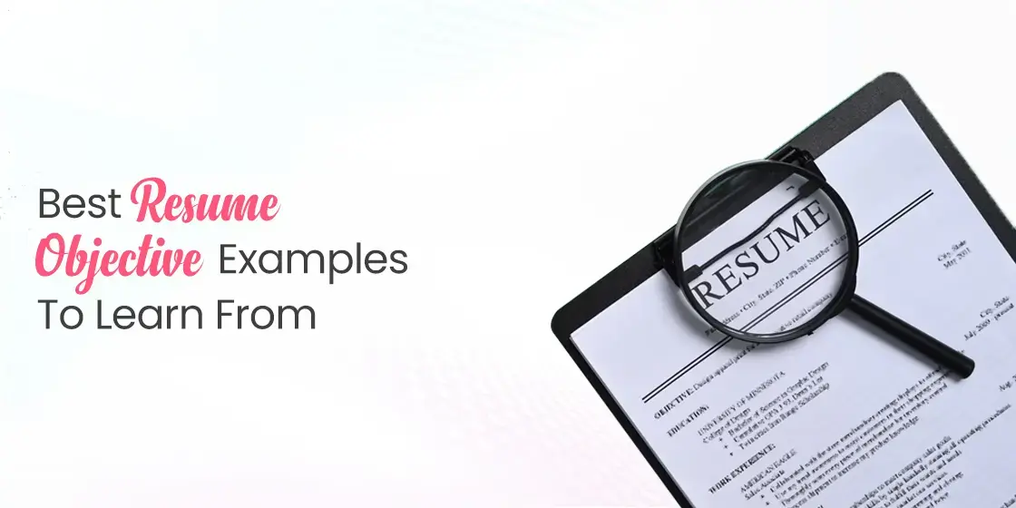 Resume Objectives Example