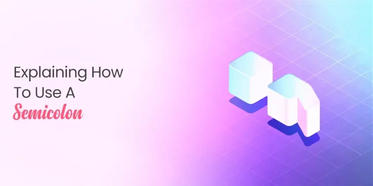 how to use semicolon