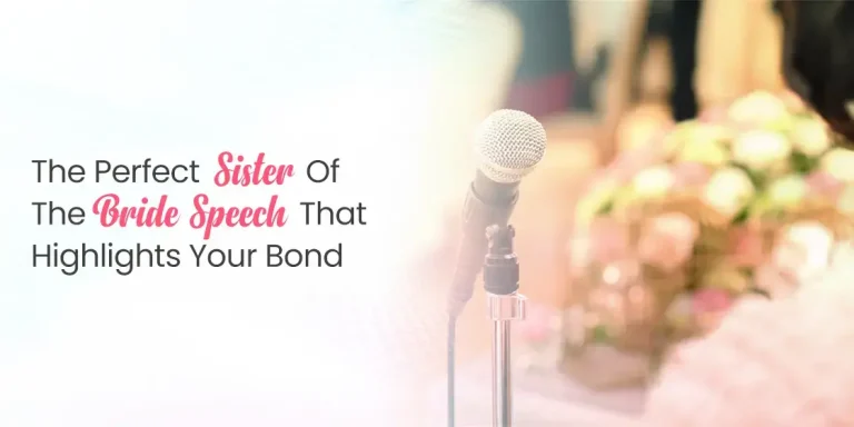 Sister of the Bride Speech