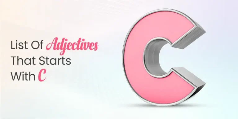 Adjectives That Start with C