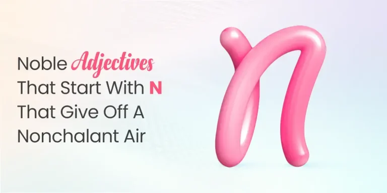 Adjectives That Start With N