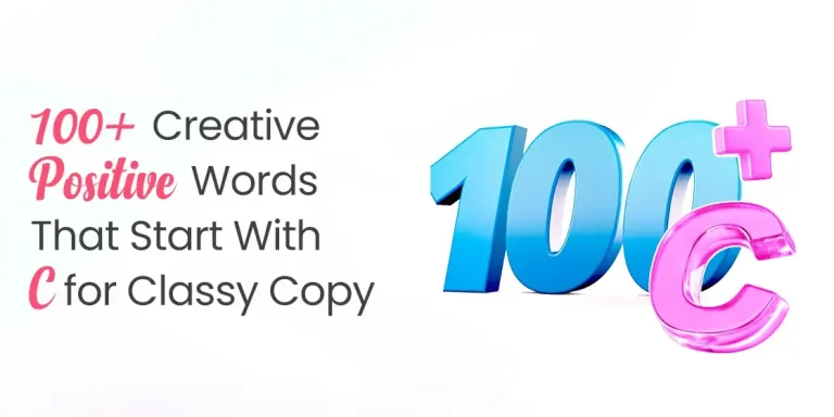 Positive Words That Start With C