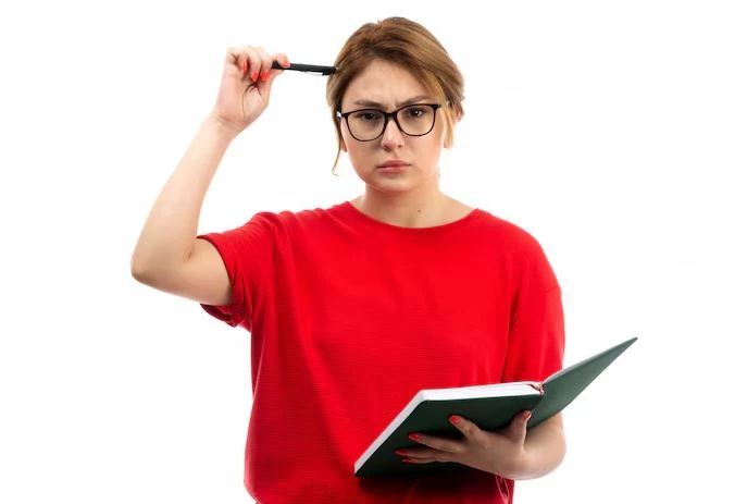 Confused writer