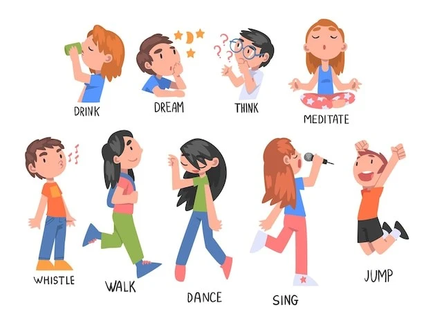 Vivid verbs examples
