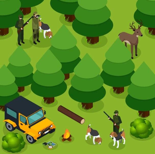 Hunting verbs
