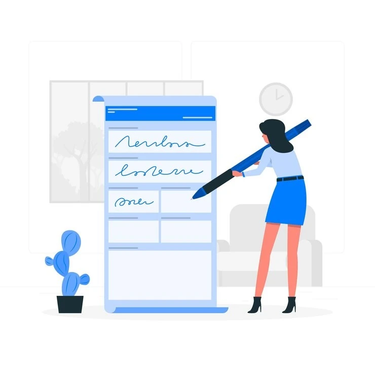 List illustration