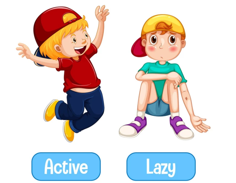 Physical action verb example