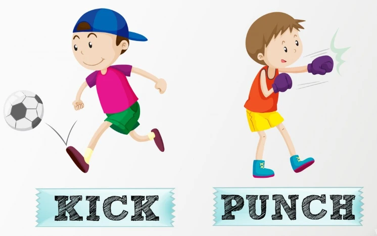 Physical action verbs