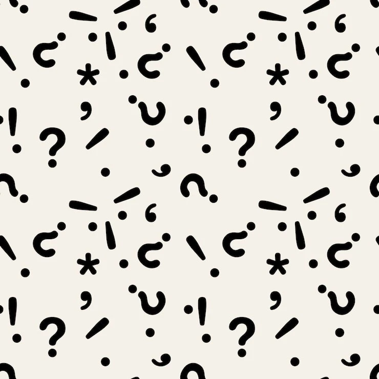 Types of common punctuation